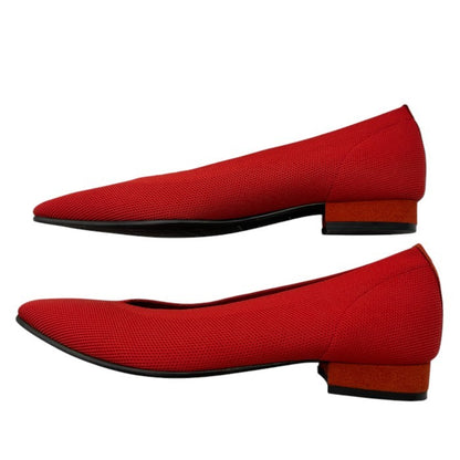 ESTNATION エストネーション SEVEN ALL AROUND ロウヒール ナイロンストレッチ フラットシューズ バレエシューズ 7(約24cm） 靴 シューズ ローヒール レディース 中古 W４