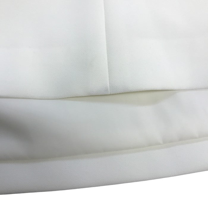 Rene ルネ ワンピース レディース ノースリーブ スリーブレス 襟付き シンプル 無地 カラードレス ホワイト 36サイズ 5416210 中古 T1