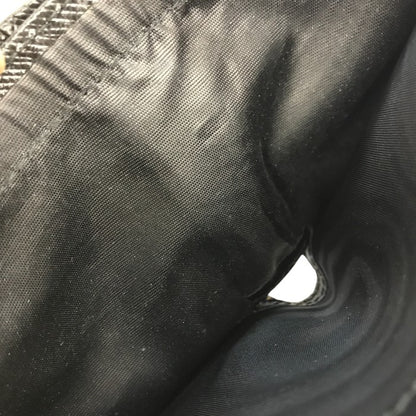 PRADA プラダ 財布 メンズ 二つ折り サフィアーノレザー SAFFIANO TRIANG 三角プレート 小銭入れあり ブラック 2MO738 中古 T1