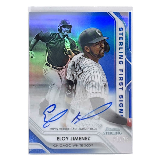 TOPPS MLBカード BOWMAN STERLING ELOY JIMENEZ CHICAGO WHITE SOX /25 #SFSA-EJ 中古 IT1