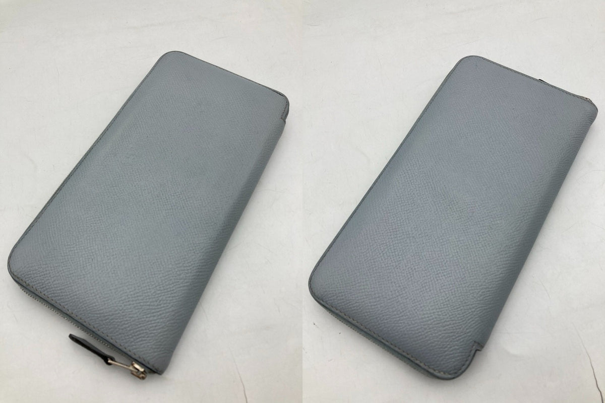 HERMES エルメス アザップ ロング クラシック ラウンドファスナー長財布 ヴォ―エプソン 中古 D4