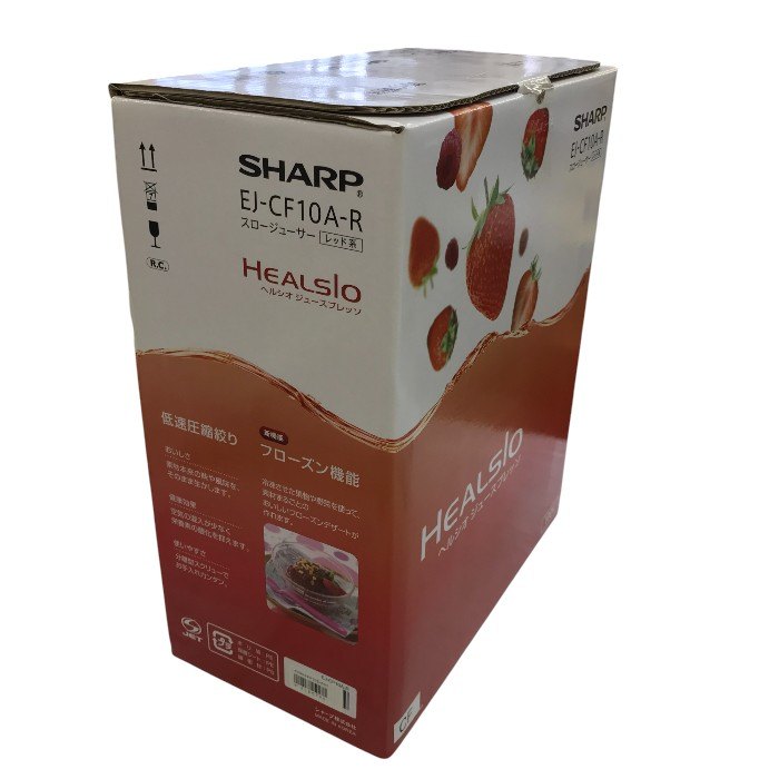 シャープ ヘルシオ(HEALSIO) ジュースプレッソ レッド EJ-CF10A-R 中古 Y1