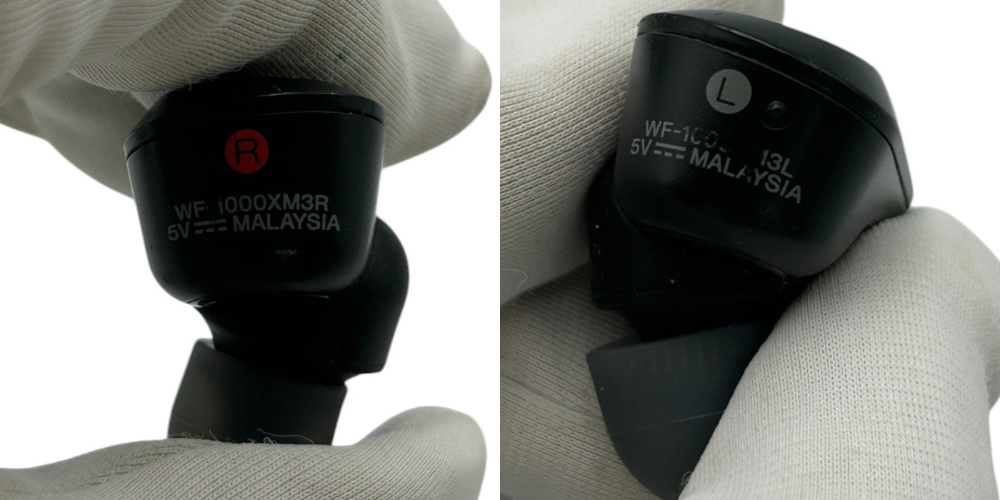 SONY ソニー ワイヤレスイヤホン WF-1000XM3 ブラック 家電 オーディオ Bluetooth 充電式 中古 W４