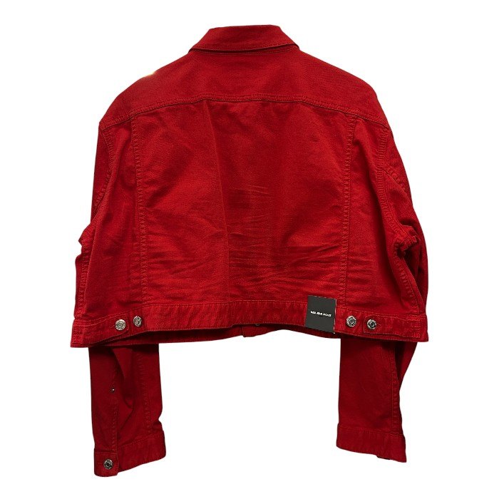 未使用品 Dsquared2 ディースクエアード デニムジャケット レッド 36 メンズ 秋 アウター 冬 春 中古 W1