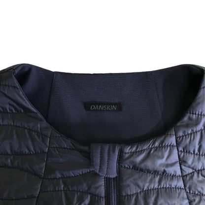 DANSKIN ダンスキン リバーシブル 中綿ライトジャケット ネイビー L アウター 秋 冬 レディース 中古 W1