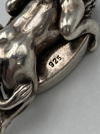 Justin Davis ジャスティンデイビス リーガルライオン ペンダントトップ シルバー925 中古 D4