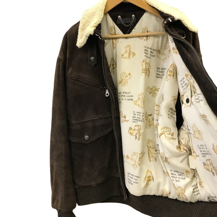 ICEBERG アイスバーグ プルート スエードジャケット アウター ディズニー かわいい キャラクター 中古 KW1