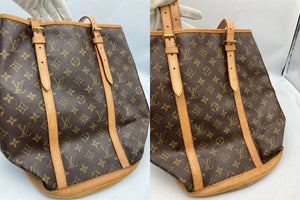 LOUIS VUITTON ルイヴィトン モノグラム バケットGM M42236 中古 D4