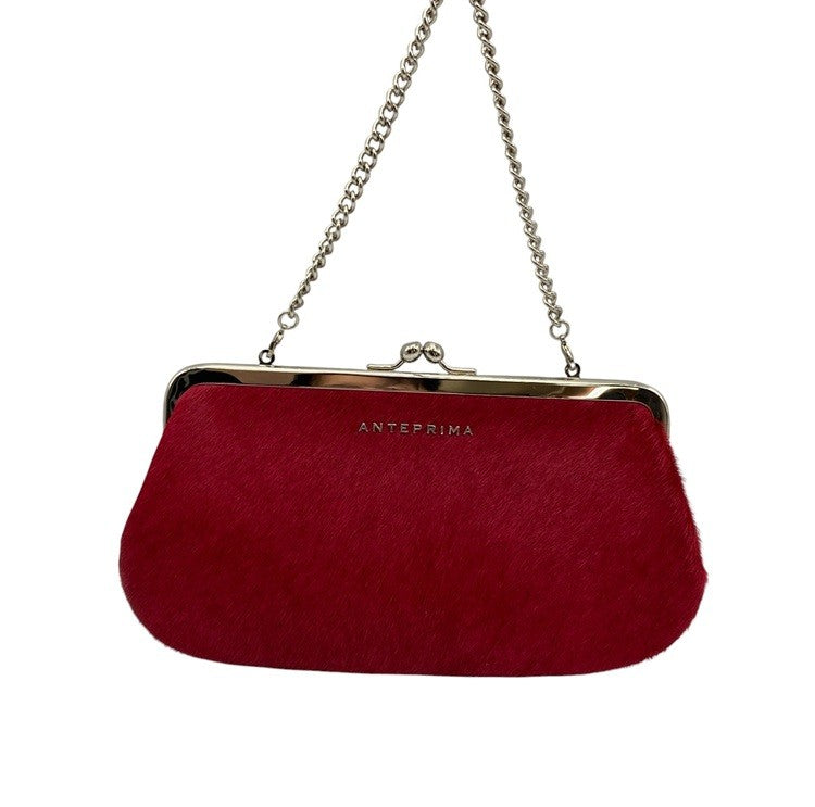 ANTEPRIMA アンテプリマ ハラコ ガマ口 バッグ 中古 D4