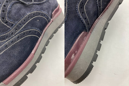 luis gonzalo ルイスゴンザロ ウイングチップ スエードシューズ 中古 D4