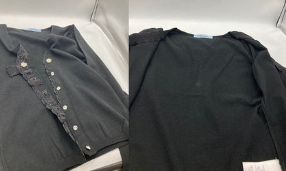 Blumarine ブルマリン スワロフスキーボタン カーディガン WL0213316 サイズ IT40 ブラック 中古 D4
