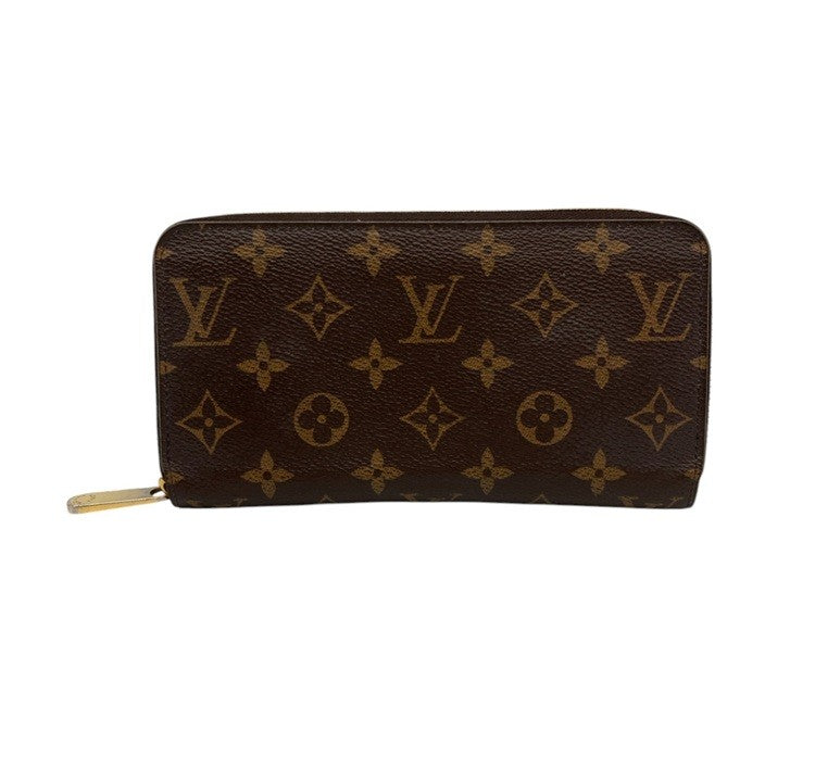 LOUIS VUITTON ルイヴィトン モノグラム ジッピーウォレット M41896 中古 D4