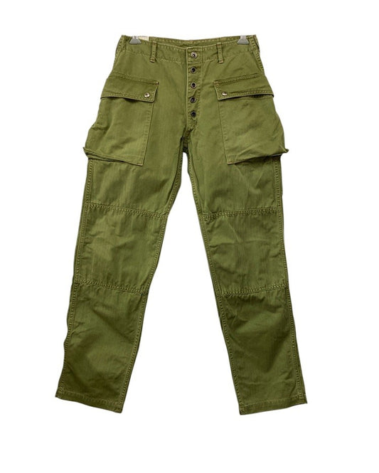 BOOTLEGGERS ブートレガーズ  PARA TROUSERS A.S.S ヘリンボーンツイル モンキーパンツ サイズ30×32 メンズ 中古 D4