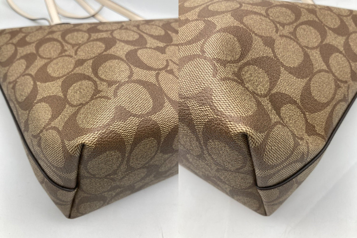 COACH コーチ シグネチャー ウインターロゴ ホース＆スレイ トートバッグ CN626 中古 D4