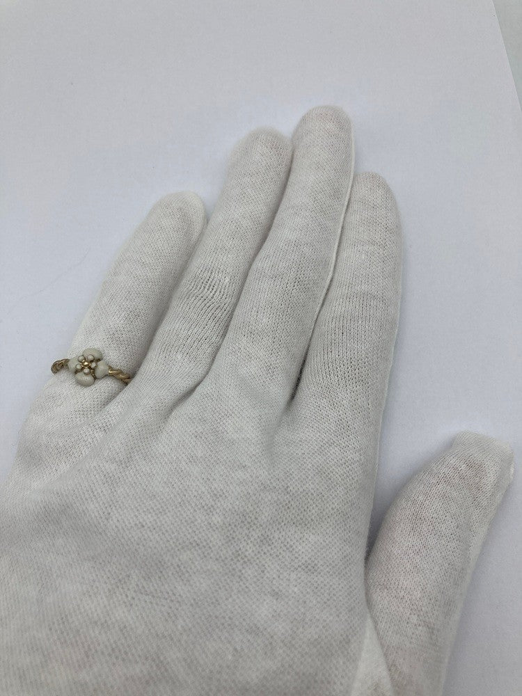 CHANEL シャネル 2013年 クルーズコレクション カメリア リング 指輪 サイズ10号 レディース 中古 D4