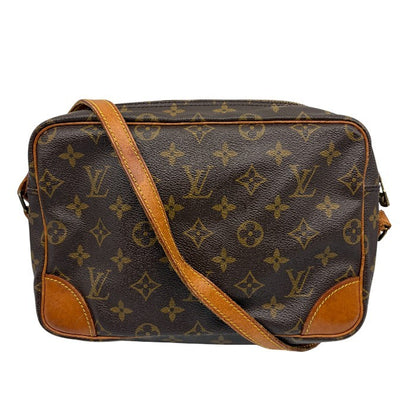 LOUIS VUITTON ルイヴィトン モノグラム トロカデロ 27 ショルダーバッグ ユニセックス 斜め掛け M51274 鞄 おしゃれ 小さめ 中古 W1