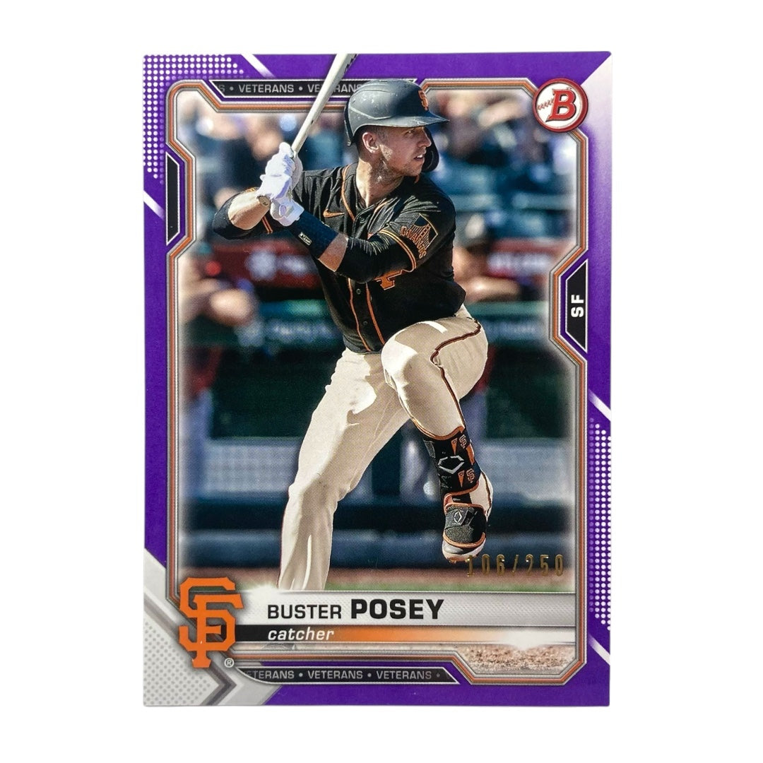 TOPPS MLBカード BOWMAN CHROME BUSTER POSEY SAN FRANCISCO GIANTS /250 #6 中古 IT2