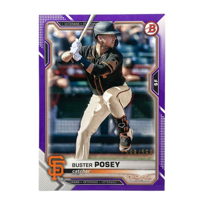 TOPPS MLBカード BOWMAN CHROME BUSTER POSEY SAN FRANCISCO GIANTS /250 #6 中古 IT2