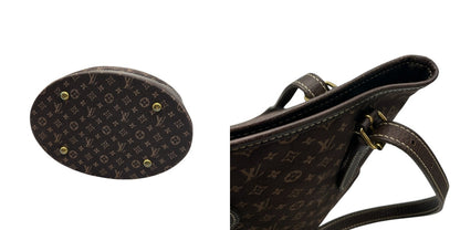 LOUIS VUITTON ルイヴィトン モノグラム・ミニ・ラン バケットPM M9522 トートバッグ キャンバス レザー ブランド 中古 W４