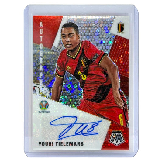PANINI サッカーカード MOSAIC UEFA EURO PRIZM YOURI TIELEMANS BELGIUM #AM-YT 中古 IT1