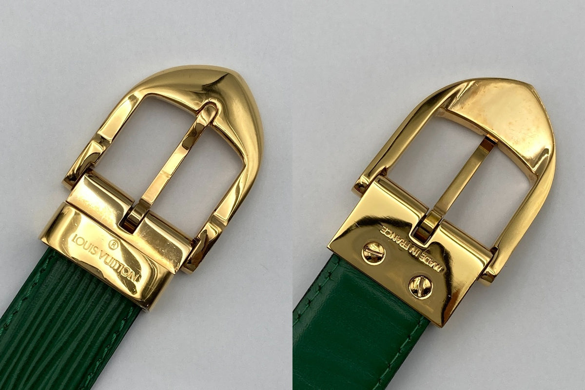 LOUIS VUITTON ルイヴィトン サンチュールクラシック エピ ベルト R15004 中古 D4