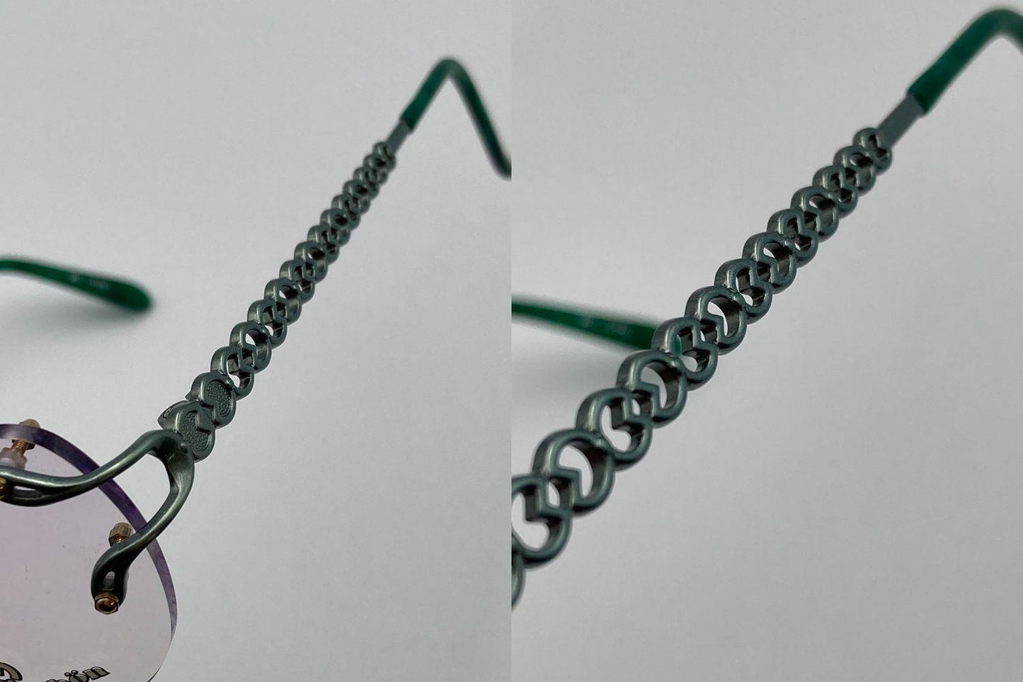 mila schon ミラショーン ニッケルフリー リムレス メガネフレーム  MS-4449 中古 D4