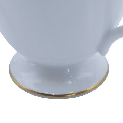 OKURA 大倉陶園 フリル ゴールドライン コーヒーカップ&ソーサー 6客 中古 H4