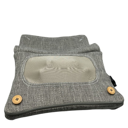 ルルド マッサージクッションS DP AX-HCL139gr シルバーグレー 医療機器認証番号：223AGBZX00069000 Lourdes ドライバーズパック カーアダプター付 マッサージ機 中古 W4