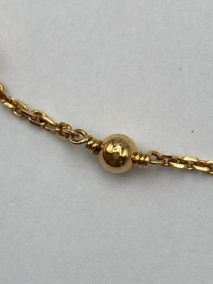 Christian Dior クリスチャンディオール CDロゴ ネックレス 中古 D4