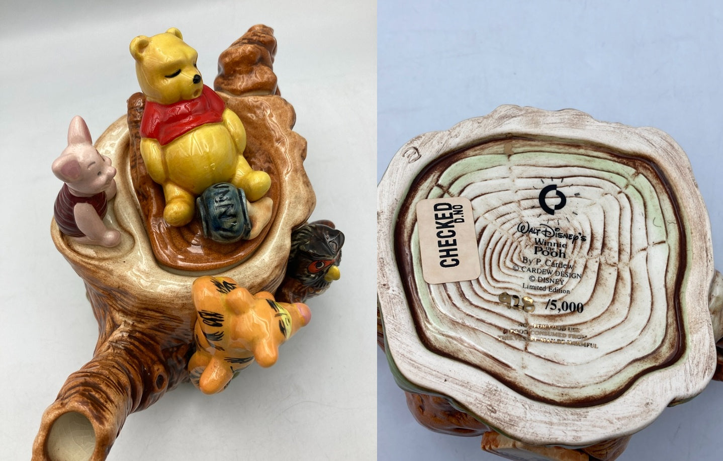 ポール・カーデュー くまのプーさん ２カップティーポット リミテッドエディション 928/5000 中古 D4