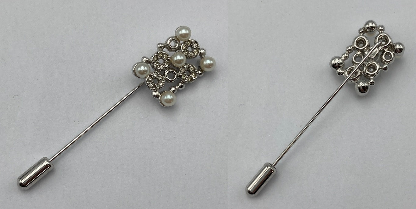 NINA RICCI ニナリッチ ネックレス イヤリング ピンブローチ セット 中古 D4