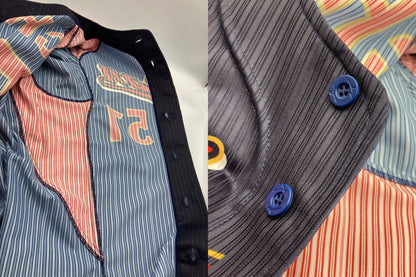 MIZUNO ミズノ WBC 2009年 日本代表ユニフォーム イチロー 52MW-88284 ネイビー×レッド Mサイズ 中古 D4