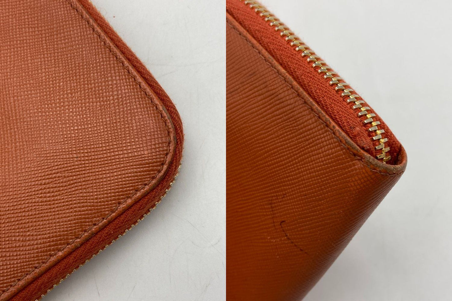 PRADA プラダ ラウンドファスナー コインケース 小銭入れ 中古 D4