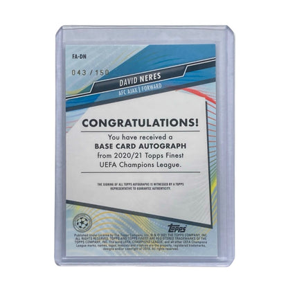 TOPPS サッカーカード FINEST DAVID NERES AJAX /150 #FA-DN 中古 IT2