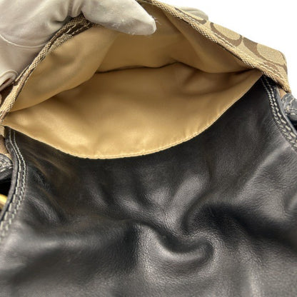 COACH コーチ ワンショルダー バッグ 11441 鞄 トート レザー キャンバス ミニソーホー 中古 W４