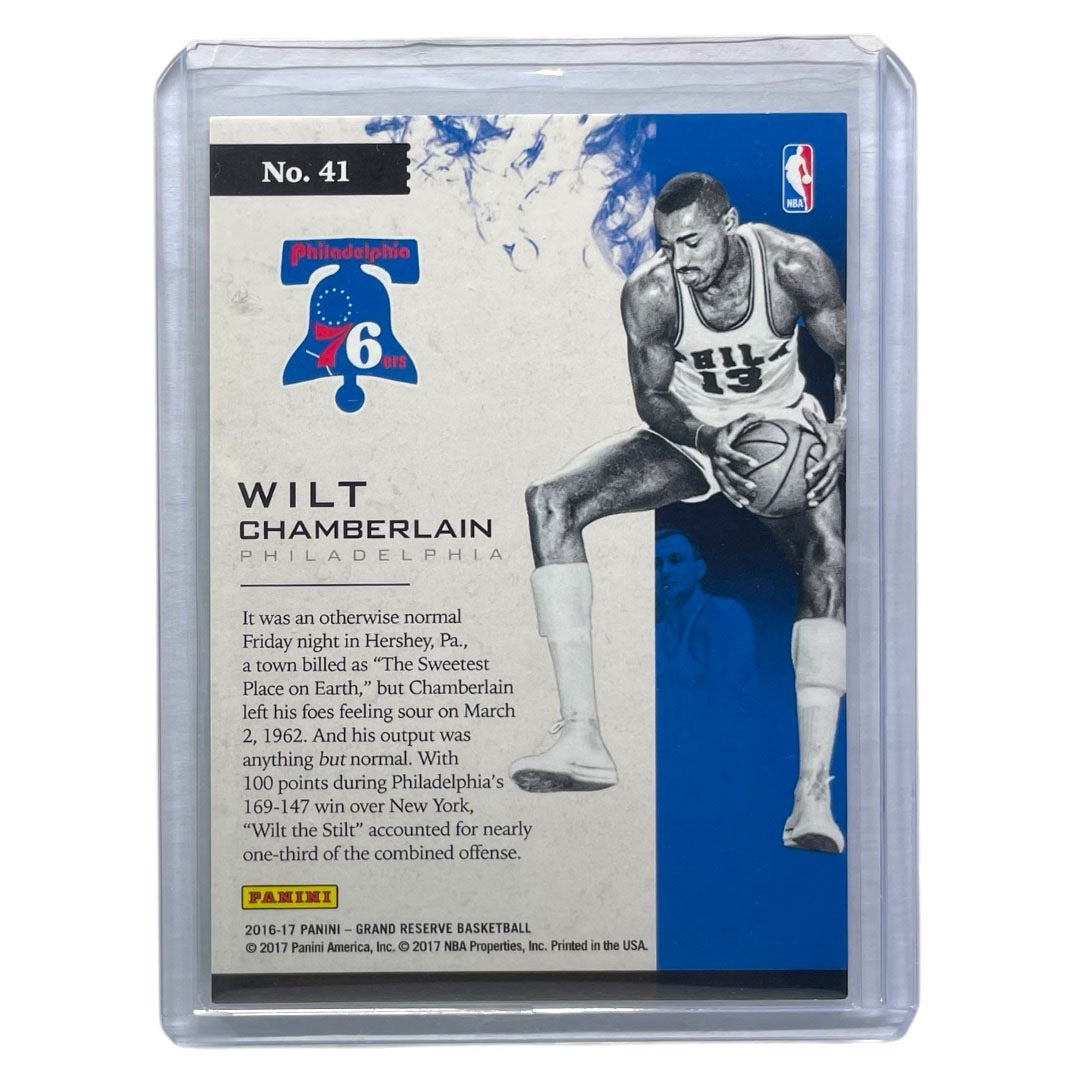 PANINI NBAカード GRAND RESERVE WILT CHAMBERLAIN PHILADELPHIA 76ERS #41 中古 IT2