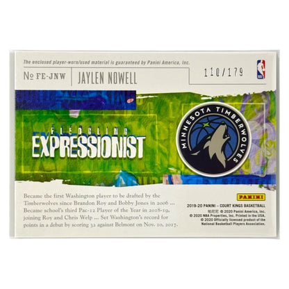 PANINI NBAカード COURT KINGS JAYLEN NOWELL MINNESOTA TIMBERWOLVES /179 #FE-JNW 中古 IT1