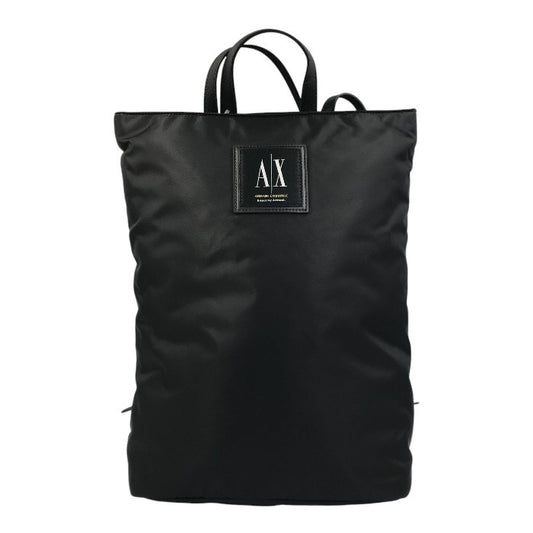 ARMANI EXCHANGE アルマーニ エクスチェンジ リュックサック ユニセックス ナイロン バックパック ブラック 942932 中古 T1