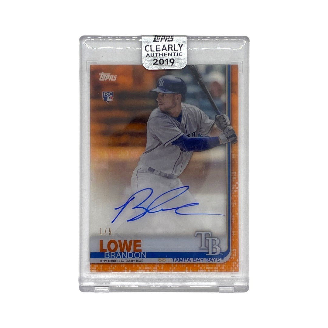 未開封品 TOPPS MLBカード CLEARLY AUTHENTIC BRANDON LOWE 1/5 #CAA-BL 中古 IT1