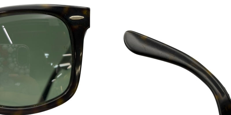 Ray-Ban レイバン WAYFARER サングラス RB2140-F べっ甲 メンズ レディース 定番 ブランド 中古 W４