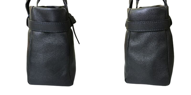 土屋鞄 クラルテ バッグ レディース レザー トート ハンド リボン ブラック 本革 ハンドバッグ 鞄 中古 WK1