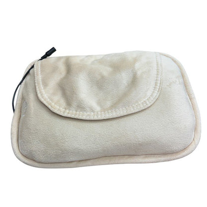 OMRON オムロン マッサージクッション HM-341 ベージュ 医療機器認証番号：224AABZX00036000 家電 マッサージ マッサージ器 首 肩 ふくらはぎ 太もも 腰 背中 中古 W４