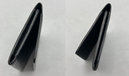 LOUIS VUITTON ルイヴィトン エピ アンヴェロップ カルト ドゥ ヴィジット カードケース 名刺入れ ノワール M56582 中古 D4