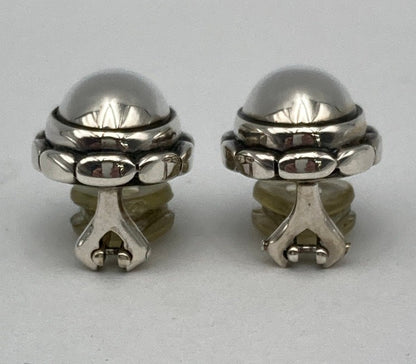 GEORG JENSEN ジョージジェンセン 2001年 ヘリテージ イヤーイヤリング SV925 中古 D4