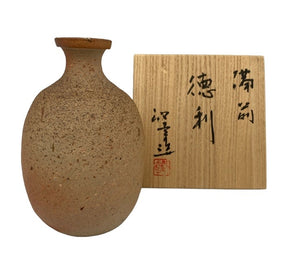 備前焼  清水政幸 徳利 酒器 中古 D4