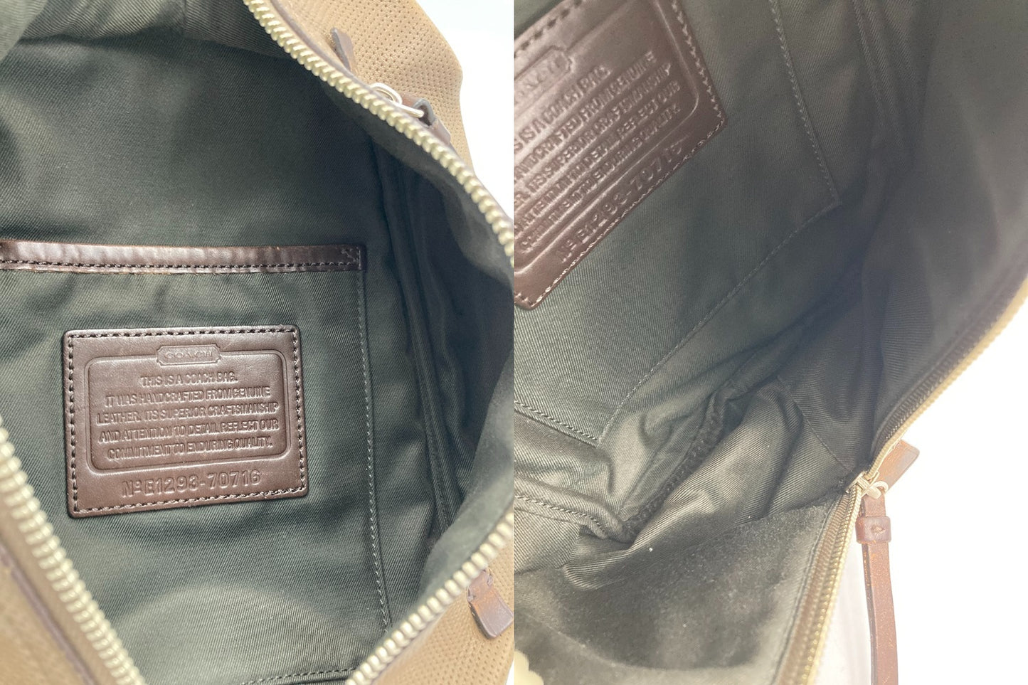 COACH コーチ トンプソン ボディバッグ スリングバッグ 70716 中古 D4