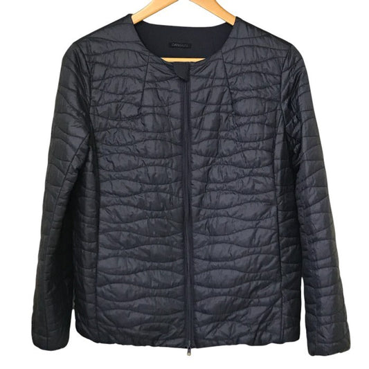 DANSKIN ダンスキン リバーシブル 中綿ライトジャケット ネイビー L アウター 秋 冬 レディース 中古 W1