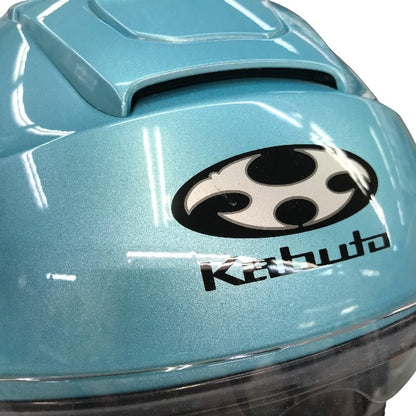 オージーケーカブト(OGK KABUTO) バイクヘルメット ジェット ASAGI マイアミブルー  サイズ Ｌ 中古 Y1