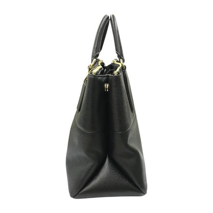 COACH コーチ ハンドバッグ レディース レザー 2way 斜め掛け ショルダー ターンロック ブラック 33731 中古 T1