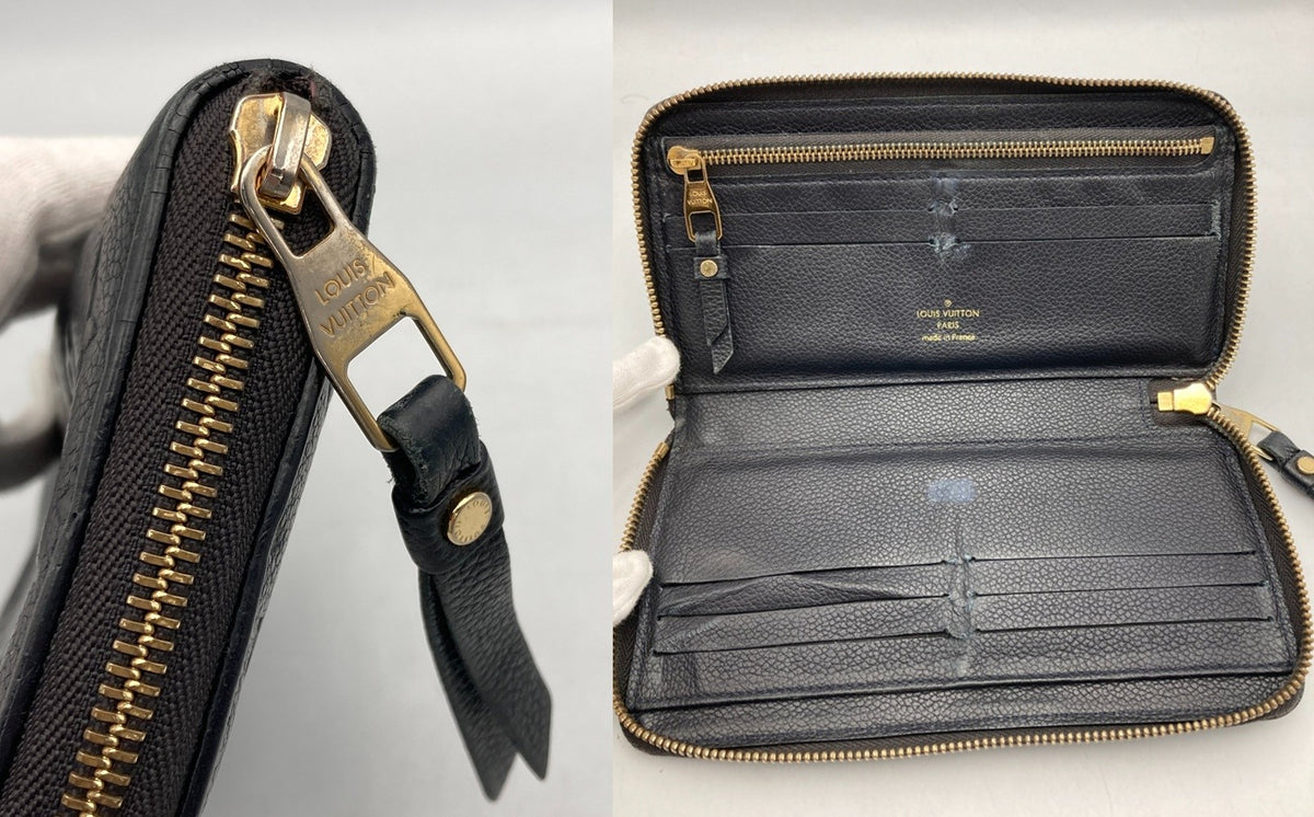 LOUIS VUITTON ルイヴィトン アンプラント ポルトフォイユ スクレット ロン ラウンドファスナー長財布 アンフィニ M93435 中古 D4